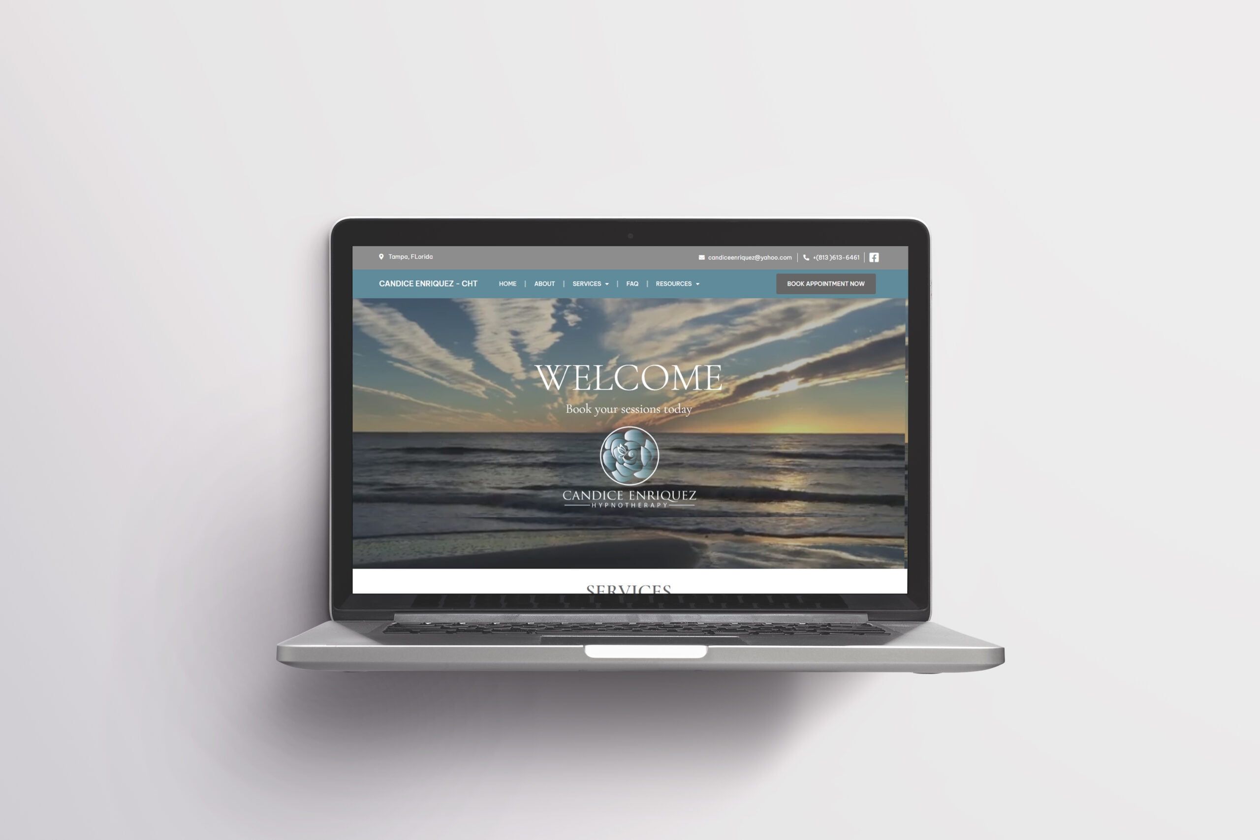 Hypnotherapy Mind website portfolio scaled