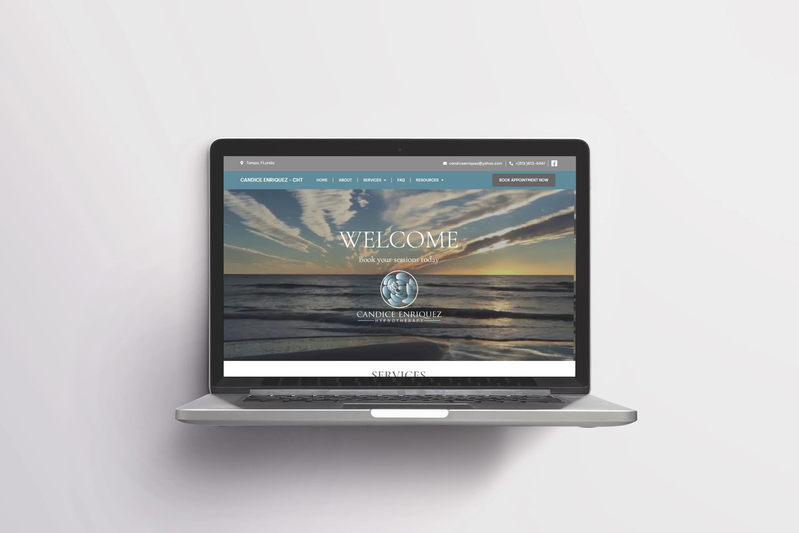 Hypnotherapy Mind website portfolio scaled