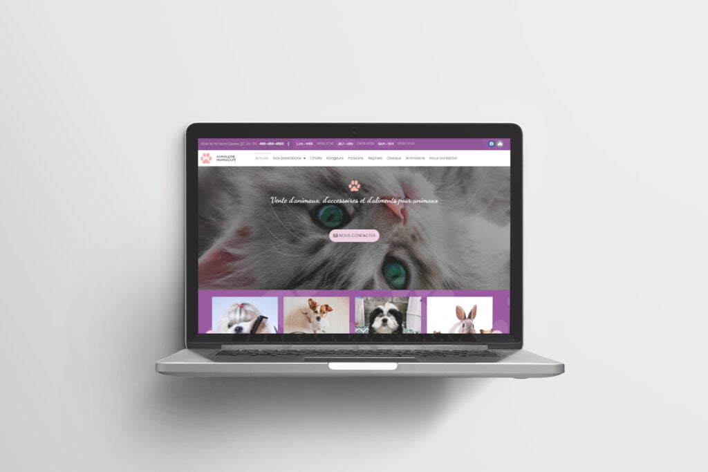 pet website portfolio