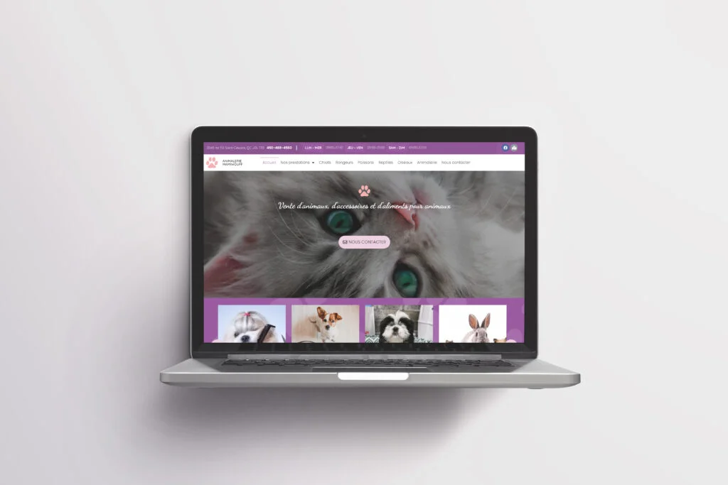 pet website portfolio